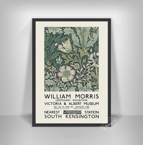 G2499 WILLIAM MORRIS ウィリアム・モリス キャンバスアートポスター 50×70cm イラスト インテリア 雑貨 海外製 枠なし C