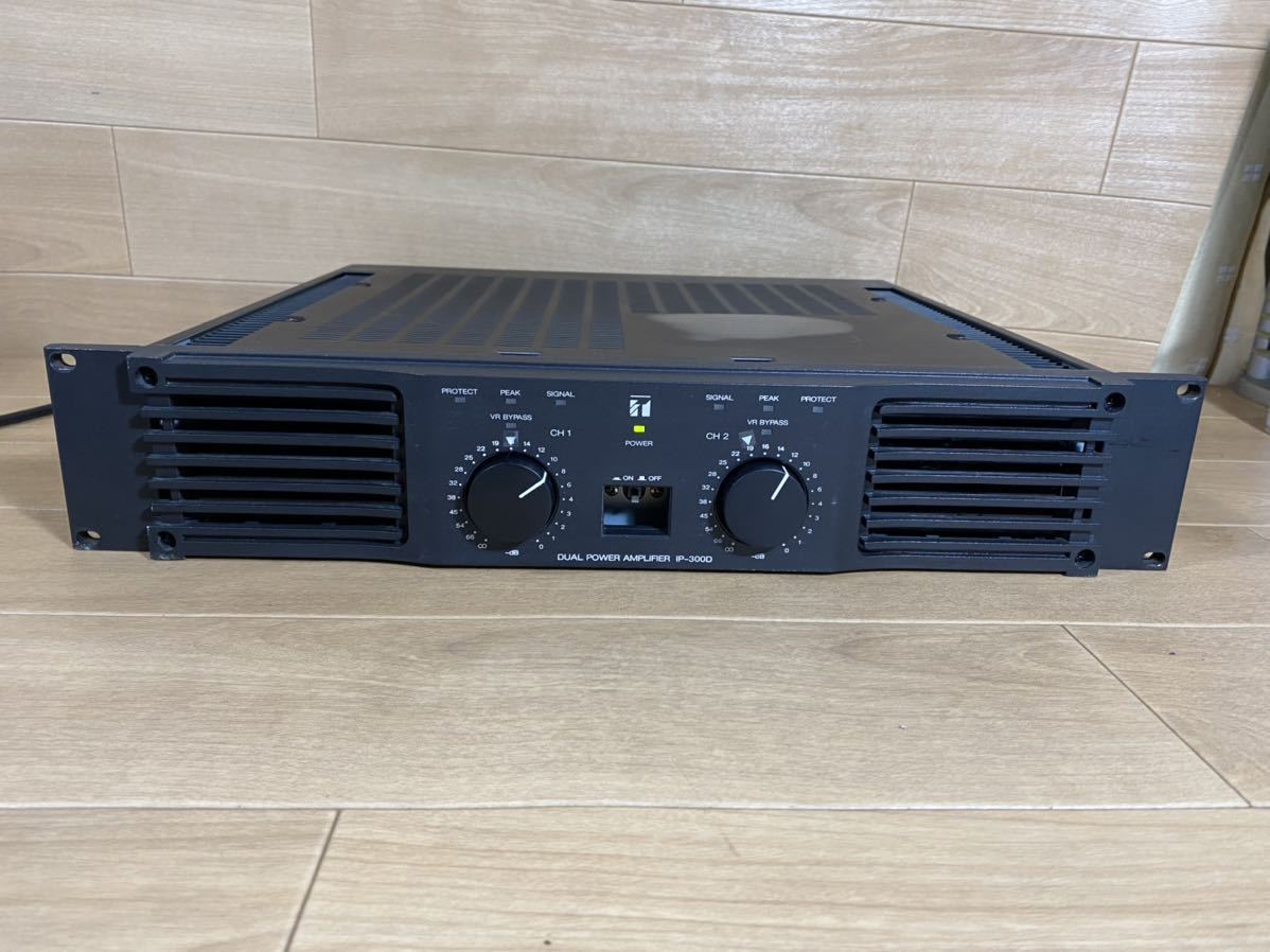 デュアルパワーアンプ TOA IP-300D | signalstationpizza.com