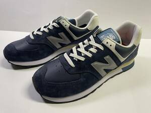 未使用 ニューバランス ML574TE D ネイビー(紺色) 28cm new balance