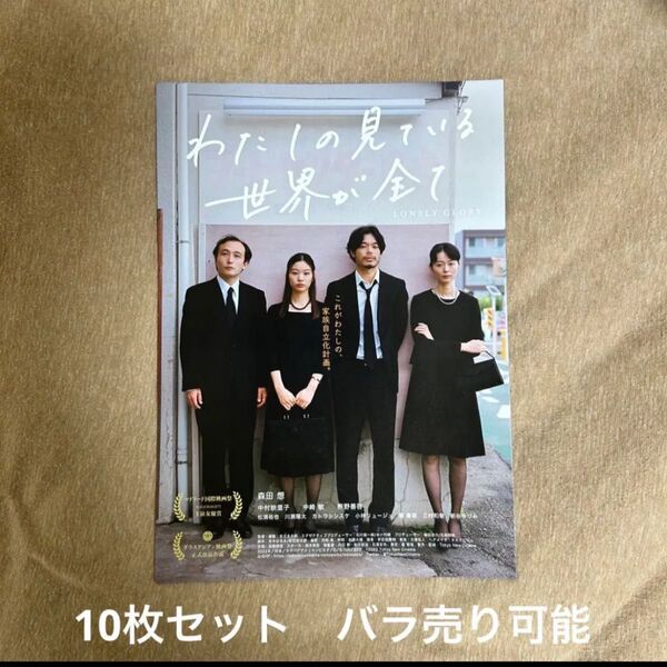 わたしの見ている世界が全て　映画フライヤー　チラシ　10枚セット