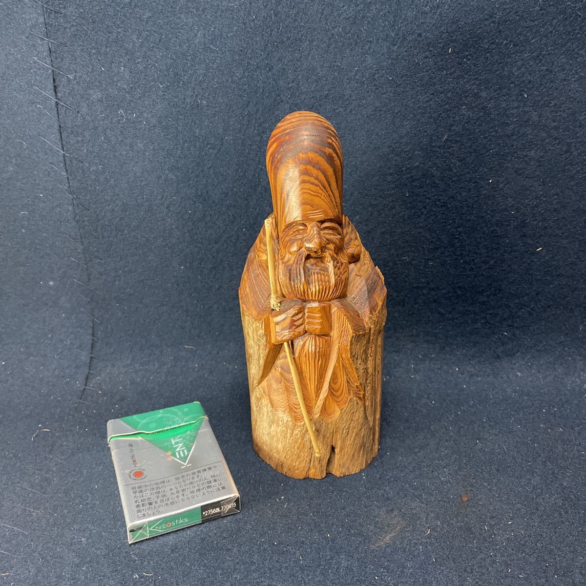年最新ヤフオク! 七福神 木彫り 寿老人の中古品・新品・未使用