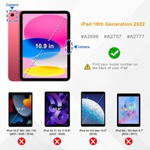 送料無料★Fintie iPad 第10世代 ケース 10.9 インチ 透明バックカバー 三つ折スタンド（スターライト）_画像2