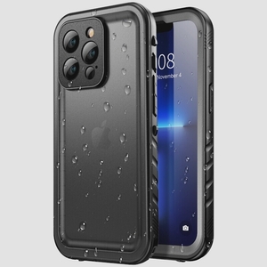 送料無料★SPORTLINK iPhone13Pro 防水ケース 耐衝撃 IP68防水等級 全面保護 6.1インチ(ブラック）