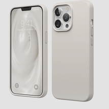 送料無料★elago iPhone13 Pro ケース 耐衝撃 薄型 シリコン SILICONE CASE (ストーン)_画像1