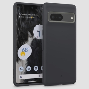 送料無料★Pixel 7 用 ケース TPU シリコン質感 耐久性 スリム PCシート (ブラックセサミ)