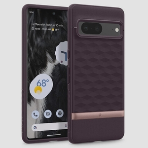 送料無料★Pixel 7 用 ケース TPU ハニカムPCバー 耐衝撃 耐久性 パララックス - (バーガンディ)