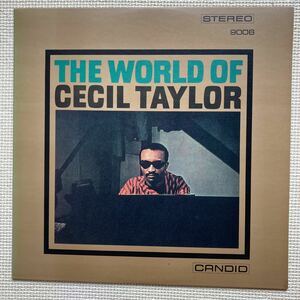 セシル・テイラー【THE WORLD OF CECIL TAYLOR】CANDID／ビクター音楽産業（和盤解説付）／美品