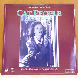  foreign record LD CAT PEOPLE movie English version laser disk control N2235