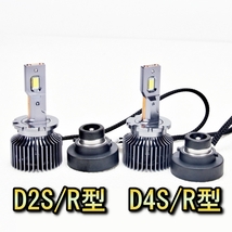 HID変換 LED ヘッドライトバルブ ロービーム D2R ステージア WC34 日産 H10.8～H13.9 6500K 13200lm_画像2