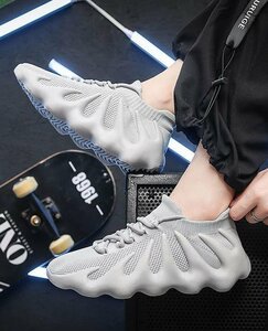 LHK2046★個性的　スニーカー　メンズ　カジュアル　運動靴　　ランニング　ウオーキングシューズ　　柔らか　 軽量