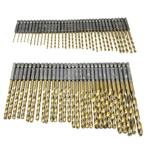  hexagon axis drill bit 13 kind 65 pcs set iron steel for titanium coating drilling processing work construction work 