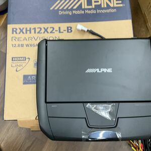 アルパイン　フリップダウンモニター　12.8型RXH12X2-L-B D/P 送料無料