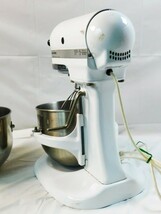 352★KitchenAid K5SS 卓上ミキサー USA製 キッチンエイド スタンドミキサー メレンゲ ホイップ 料理 お菓子★送料1200円~_画像7