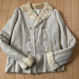  Kumikyoku mouton coat sheep leather size 2