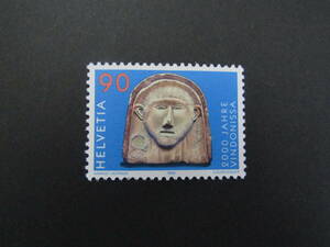 ●　【スイスの切手】　「古代ローマ時代のガリア人像」　1986年（昭和61年）発行　希少　●