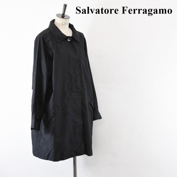 高級 美品 Salvatore Ferragamo フェラガモ コート ブラック product