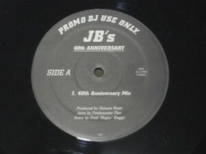 JB's 40th Anniversary - Funkmaster Flex - Fred Bugsy Buggs - Bobby Byrd - JB40 US盤12インチ・レコード　ファンク