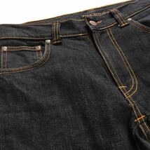 【極美品】nudie jeans LOW SLIM JIM 30×32 W76cm DRY BLACK ヌディージーンズ / デニム ジーンズ_画像6