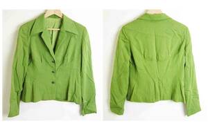 ■Sybilla【シビラ】黄緑色 グリーン ジャケット 40