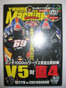 ヤングマシン付録DVD2005年4月号 HONDA RACING 1000cc ワークスマシン完全比較テスト HCR RC211V vs CBR1000RRW/ドゥカティ モンスターS2R
