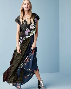 新品 送料無料 US6号/JP11号前後　Diane von Furstenberg ダイアンフォンファステンバーグ Draped Floor Length ワンピース