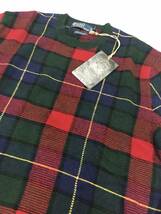 新品 アウトレット 11184 Mサイズ カシミア セーター チェック ポロ ラルフローレン polo ralph lauren カシミヤ_画像4