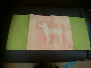  prompt decision * on ....*. table cloth table runner art Cross *.* dog *..