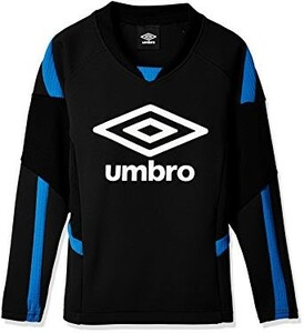 【特価】　umbro 　アンブロ　プラクティスシャツ ブラック　120cm　新品タグ付き　定価6912円　厚手タイプ　子ども用 練習着