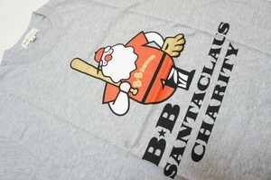 BB SANTACLAUS CHARITY◆B・Bサンタプリント*半袖Tシャツ M