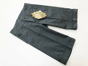 *Sweet Hip* Bobson / made in Japan * capri pants / half edge height trousers : charcoal SS/W58