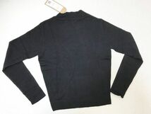 【GRL】やわらか手触りニット/長袖セーター：黒+ボルドー　Mサイズ　2枚で★_画像3