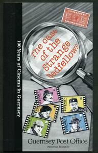 ガーンジー島◆1996年 映画100周年 未使用 切手帳(切手20枚 SC#576a~580b)◆L-594