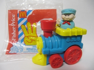 Fisher-Price McDonald's フィッシャープライス マクドナルド 汽車 機関車 男の子 ビンテージ US版 ミールトイ 