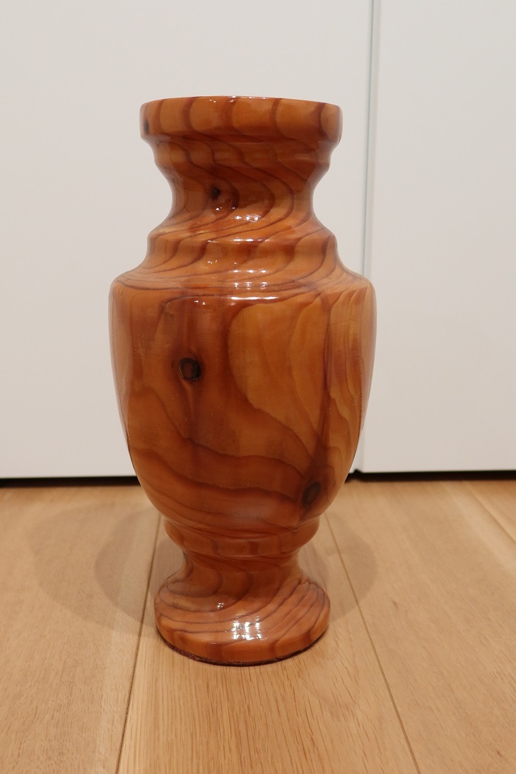 安い割引 天然木花瓶木製花器木株置物インテリア木の根瓶掛け床の飾