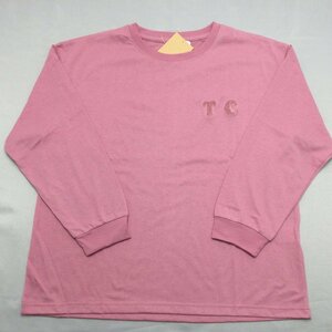 【送料無料】【新品】T&C Surf Designs レディース長袖Tシャツ（ゆったりタイプ）　　L　　ピンク★TCA23202