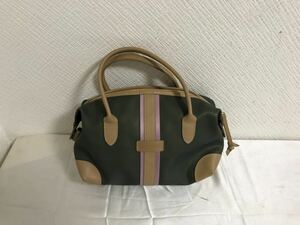  подлинный товар Long Champ LONGCHAMP нейлон парусина Mini большая сумка ручная сумочка Boston сумка деловая сумка женский мужской чай бежевый Франция производства 