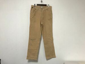 本物カルバンクラインジーンズckCalvin Kleinコットンネルモールスキンチノパンツワークサーフビジネススーツメンズベージュ31チュニジア製