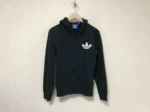  genuine article Adidas adidas cotton Zip print sweat Parker sweatshirt long sleeve men's American Casual Surf military business suit navy blue XS navy 