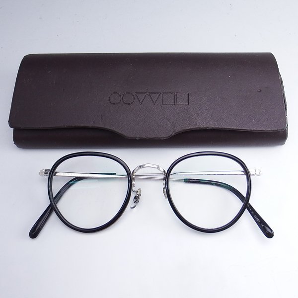 BJ CLASSIC COLLECTION◇新品未使用◇青いブロータイプメガネ◇ S