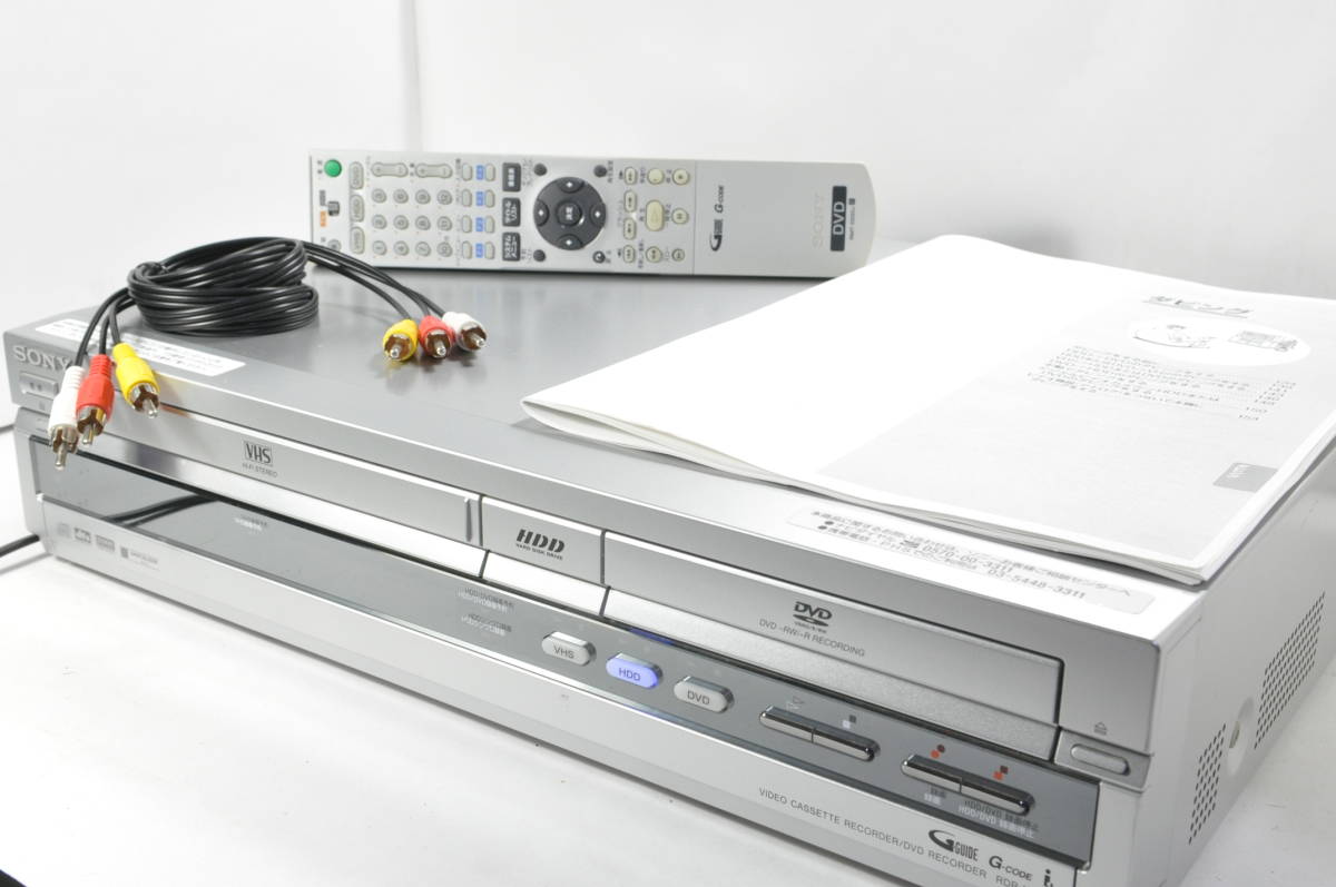 SONY スゴ録 VHS/HDD/DVD一体型レコーダー RDR-VH85 新年の贈り物 60.0