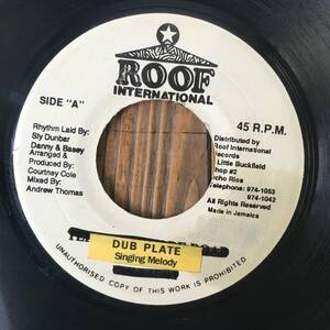 ★送料込み！1993！Sound Killa【Singing Melody/Dubplate To A Soundboy (Dub Plate To Sound Boy)】7inch Roof International JA Repress