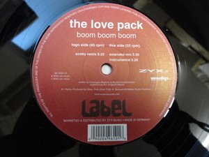 The Love Pack Boom Boom Boom オリジナル原盤 名曲カバー EURO POPダンス 12 視聴