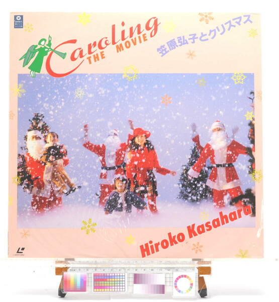 [Delivery Free]1991 Hiroko Kasahara Caroling THE MOVIE LaserDisc,Jacket[Bonus:LD SOFT(JPN)]笠原弘子とクリスマスLDジャケット[tagLD]