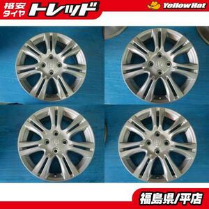 ★平店★ 中古ホイール４本セット ホンダ純正球面座仕様 フィット用 16X6.0J 53 4H100 補修用等に！！