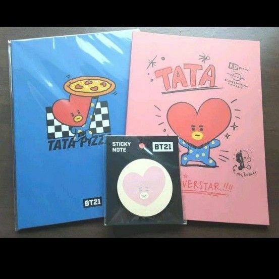 BT21 TATA ノート　付箋紙　セット