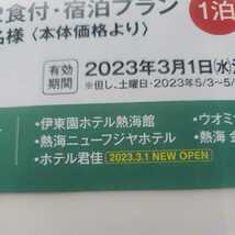 伊東園リゾート　伊東園ホテルズ　特別優待券　静岡県　神奈川県　山梨県_画像3