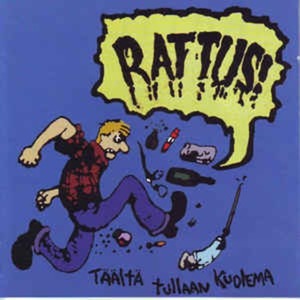＊中古CD RATTUS/HERE COMES DEATH 1996年作品初期音源集編集盤 RIISTETYT TERVEET KADET KOHU-63 KAAOS LAMA APPENDIX BASTARDS