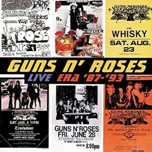 ＊中古SHM-CD GUNS N'ROSESガンズ・アンド・ローゼズ/LIVE ERA'87-'93 CD2枚組仕様/2011年国内再発盤 ユニバーサル・ミュージック