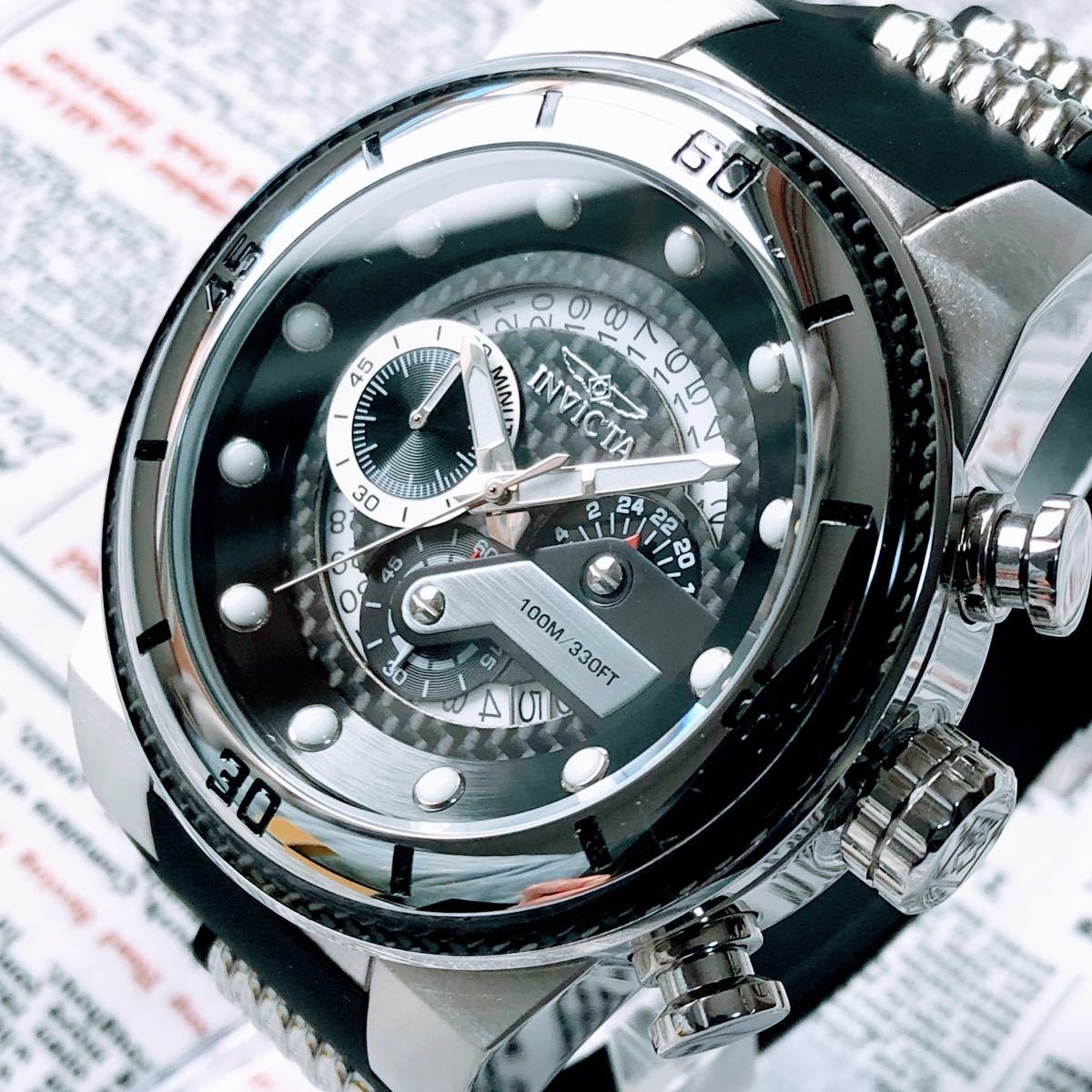 2403【お洒落な高級感】メンズ 腕時計 インヴィクタ Invicta クォーツ