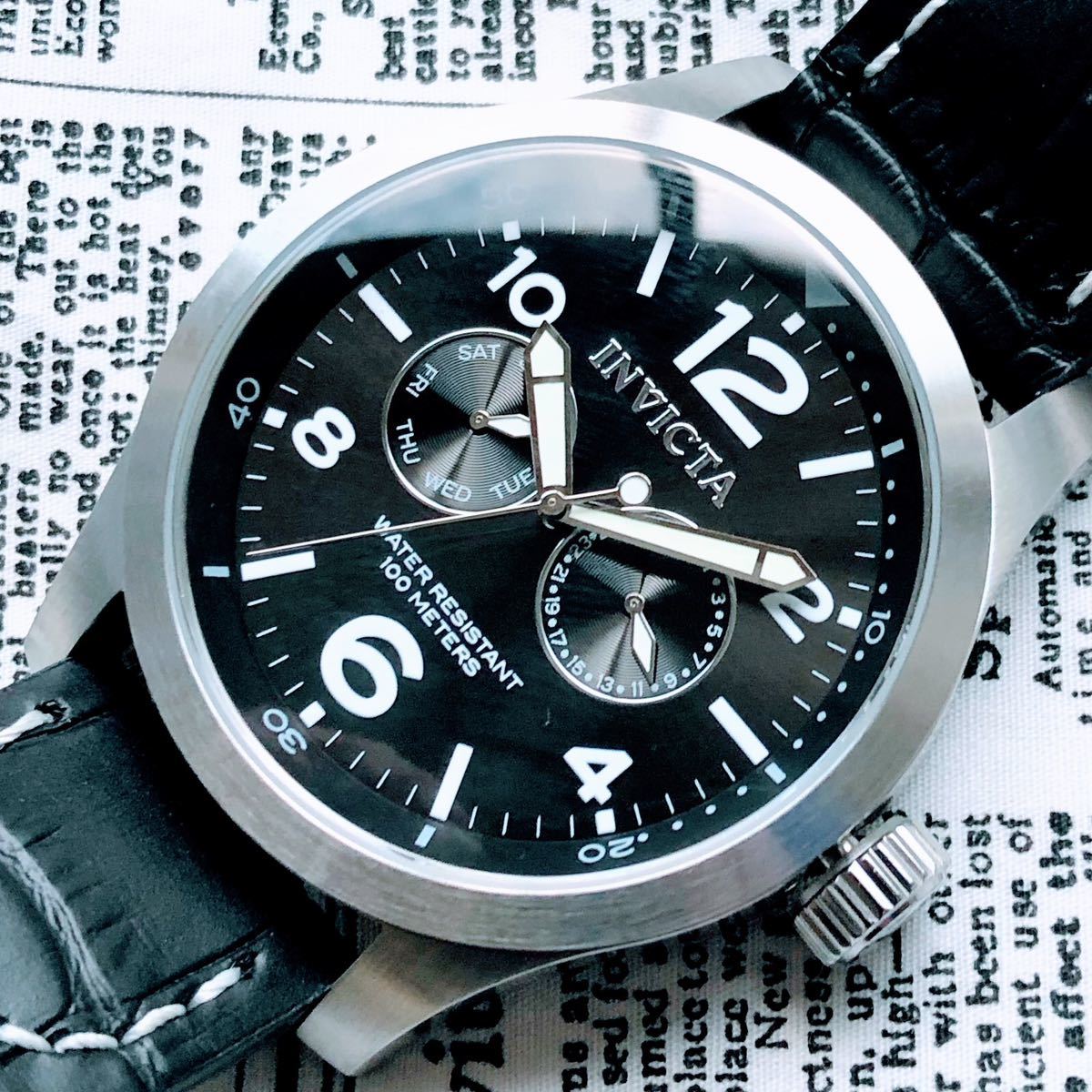 2405【お洒落な高級感】メンズ 腕時計 インヴィクタ Invicta クォーツ